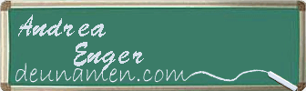 Andrea Enger Visitenkarte
